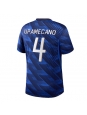 Moške Nogometnih dresov Francija Dayot Upamecano #4 Domači SP 2026 Kratki rokavi Moške Nogometnih dresov Francija Dayot Upamecano #4 Domači SP 2026 Kratki rokavi